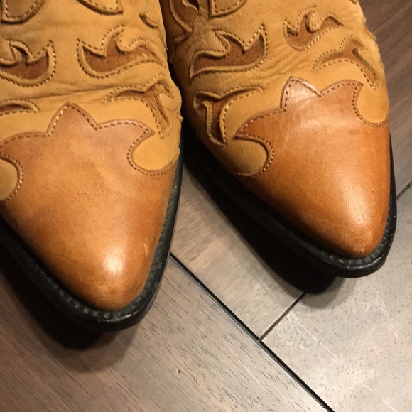 Western Leather Booties - Picture 4 of 10